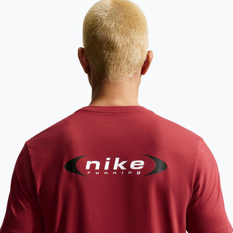 Vyriški bėgimo marškinėliai Nike Retro Run Dri-Fit team crimson 4