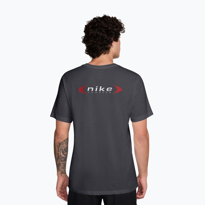 Vyriški bėgimo marškinėliai Nike Retro Run Dri-Fit anthracite 2