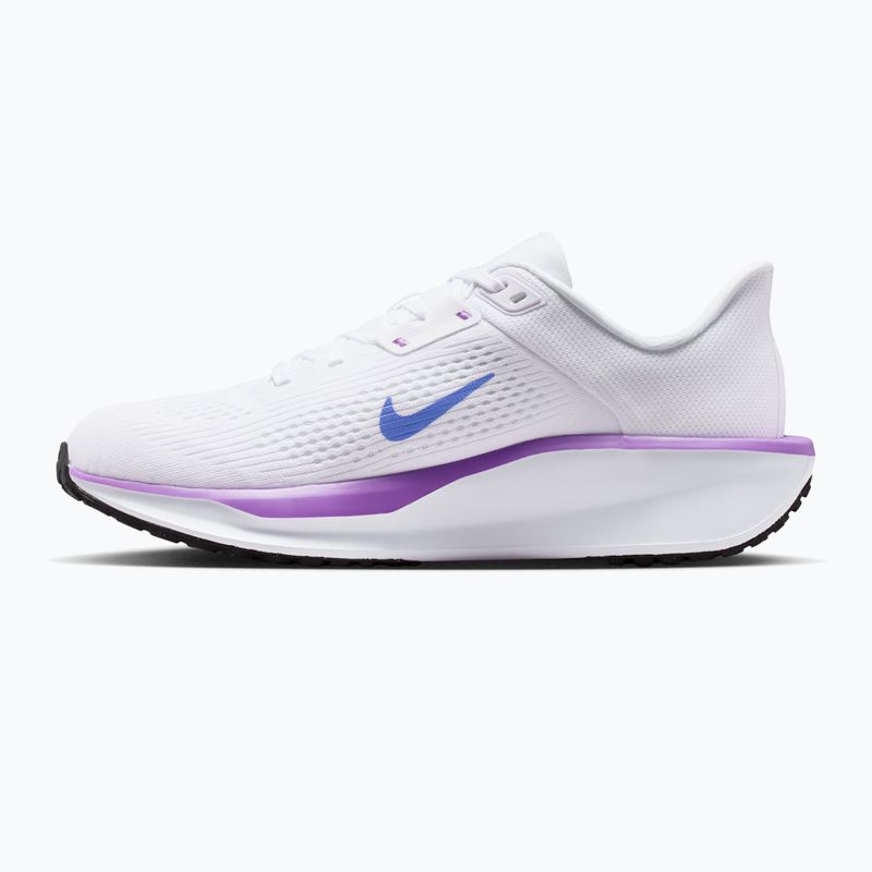 Moteriški bėgimo batai Nike Quest 6 white/black/bright violet/sapphire 2