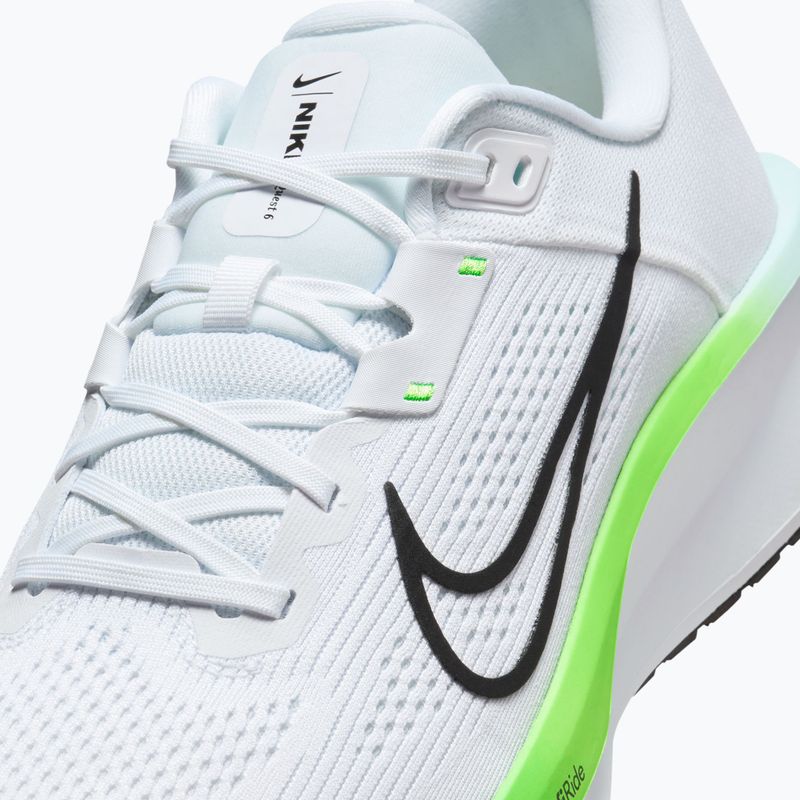 Vyriški bėgimo bateliai Nike Quest 6 white/green strike/glacier blue/black 8