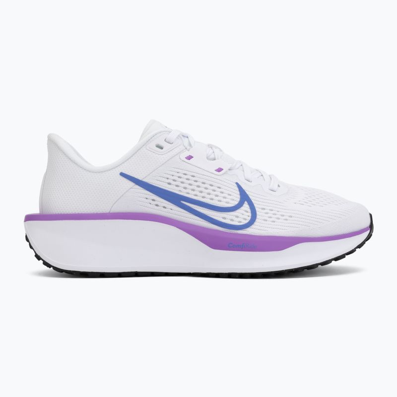 Moteriški bėgimo batai Nike Quest 6 white/black/bright violet/sapphire 2