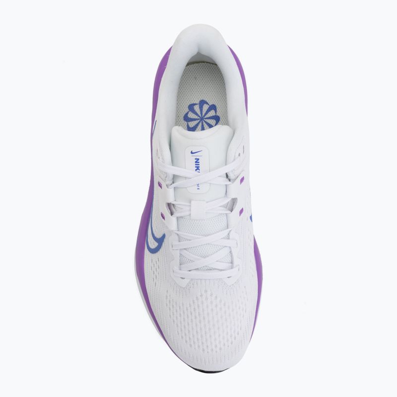 Moteriški bėgimo batai Nike Quest 6 white/black/bright violet/sapphire 5