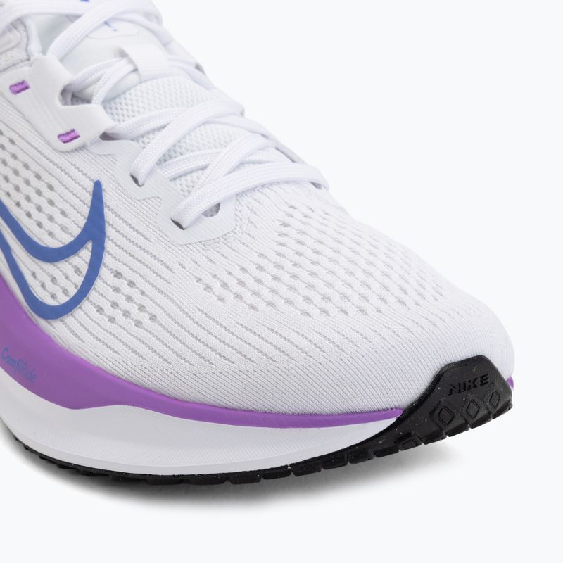 Moteriški bėgimo batai Nike Quest 6 white/black/bright violet/sapphire 7