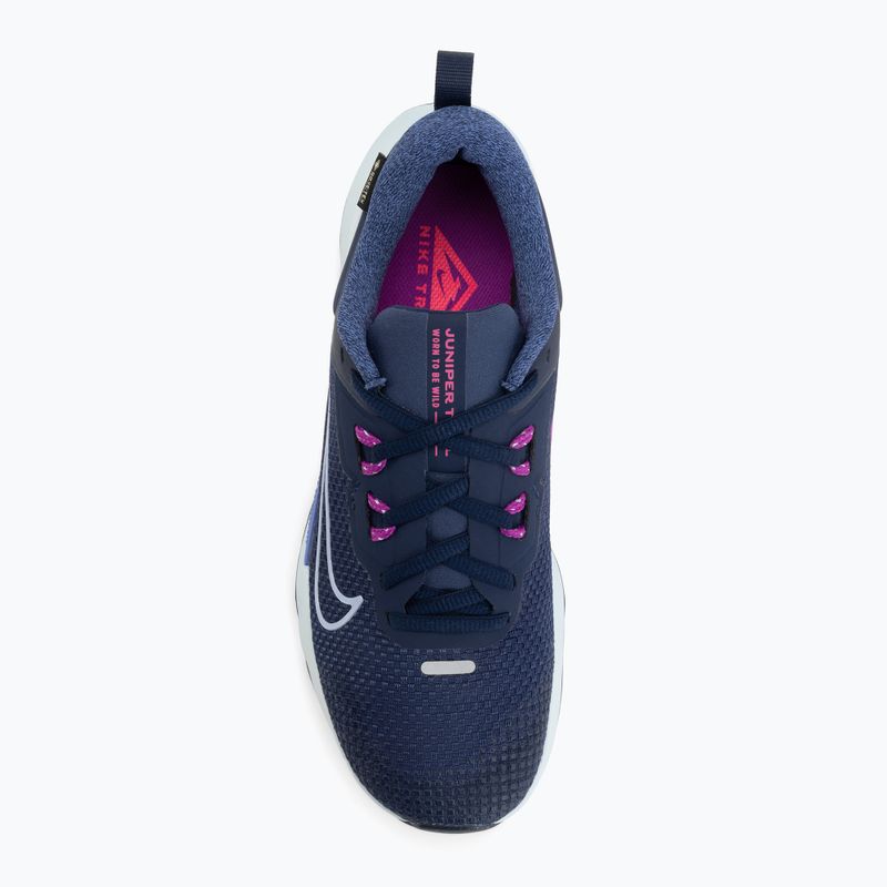 Moteriški bėgimo batai Nike Juniper Trail 2 GORE-TEX midnight navy/sapphire/glacier blue 5