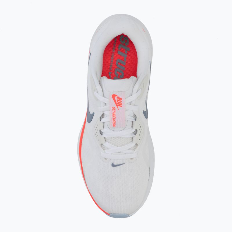 Moteriški bėgimo bateliai Nike Structure 26 white/hot lava/hydrogen blue/ashen slate 5