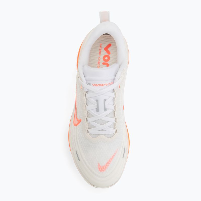 Moteriški bėgimo bateliai Nike Vomero Plus sail/white/orange pulse/hot lava 5