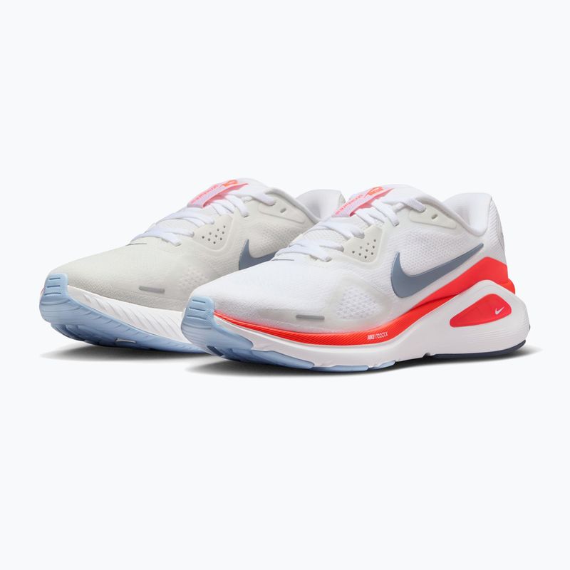 Moteriški bėgimo bateliai Nike Structure 26 white/hot lava/hydrogen blue/ashen slate 3