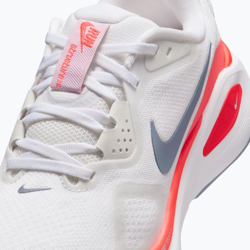 Moteriški bėgimo bateliai Nike Structure 26 white/hot lava/hydrogen blue/ashen slate 9
