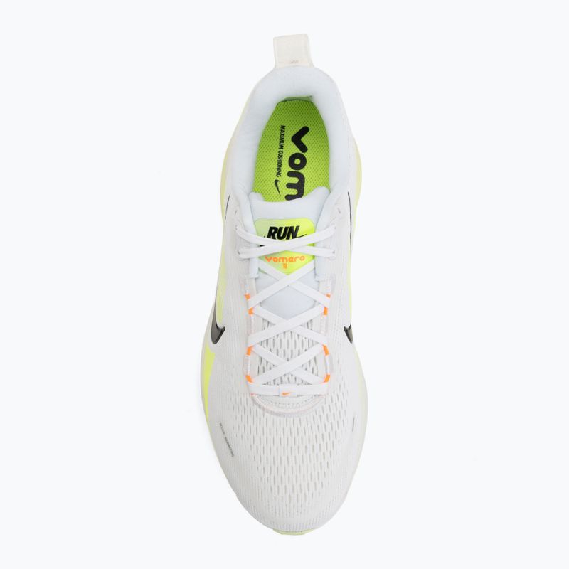 Vyriški bėgimo bateliai Nike Vomero 18 white/volt/barely volt/black 5