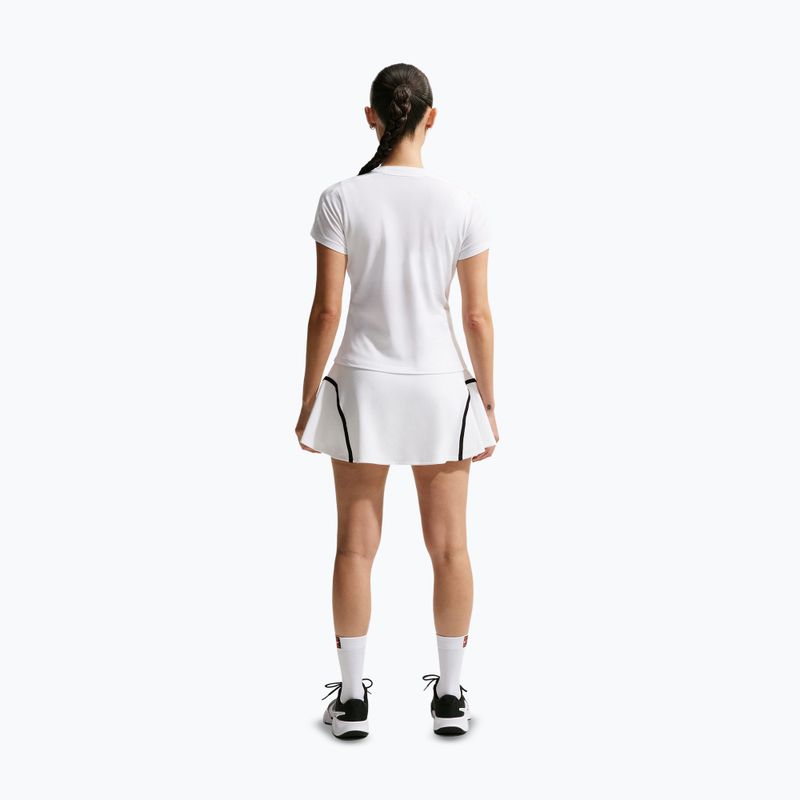Teniso sijonas Nike Court Advantage Dri-Fit High Waisted white/black 3