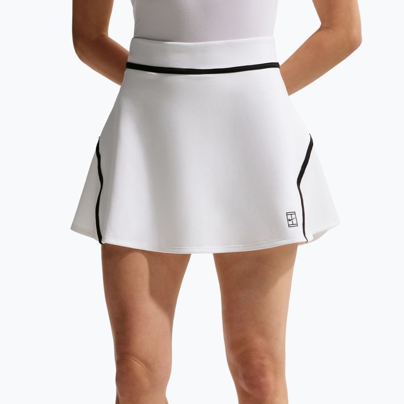 Teniso sijonas Nike Court Advantage Dri-Fit High Waisted white/black 5