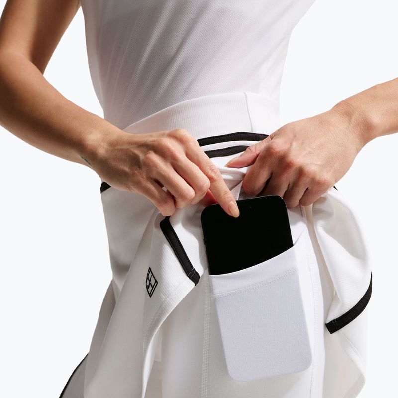 Teniso sijonas Nike Court Advantage Dri-Fit High Waisted white/black 7