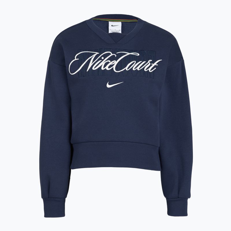 Moteriškas džemperis Nike Court Collection French Terry Crew Neck midnight navy/sail 4