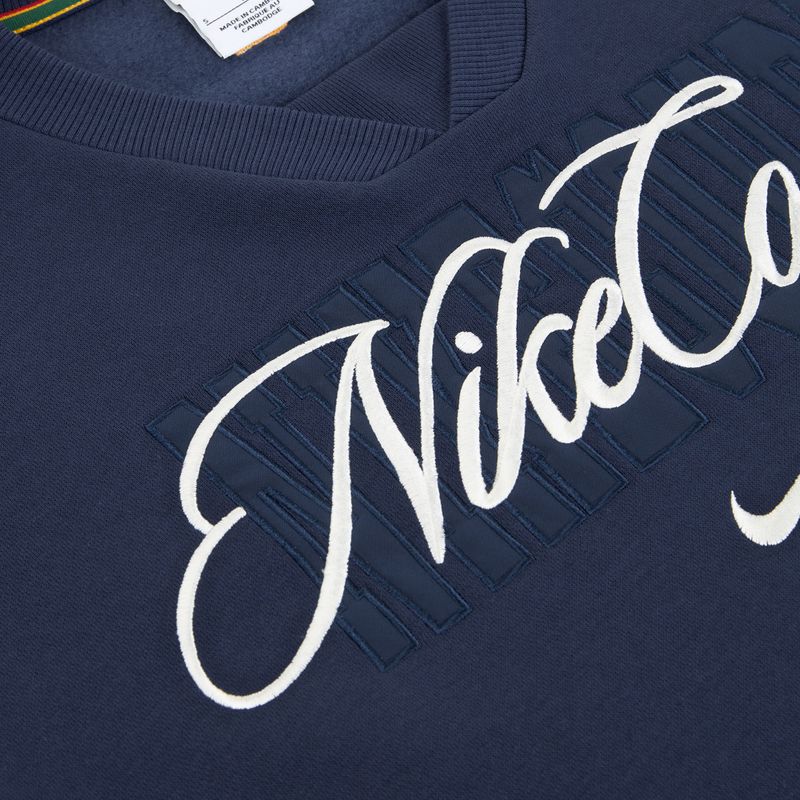Moteriškas džemperis Nike Court Collection French Terry Crew Neck midnight navy/sail 6