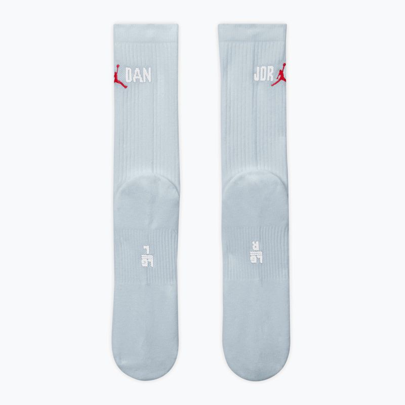 Kojinės Jordan Everyday Crew 1 pora aura/white/university red 3