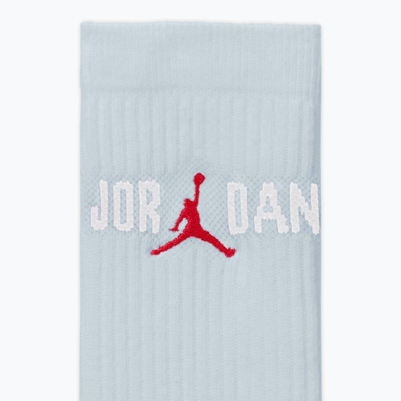 Skarpety Nike Jordan Everyday Crew 1 para aura/white/university red 4