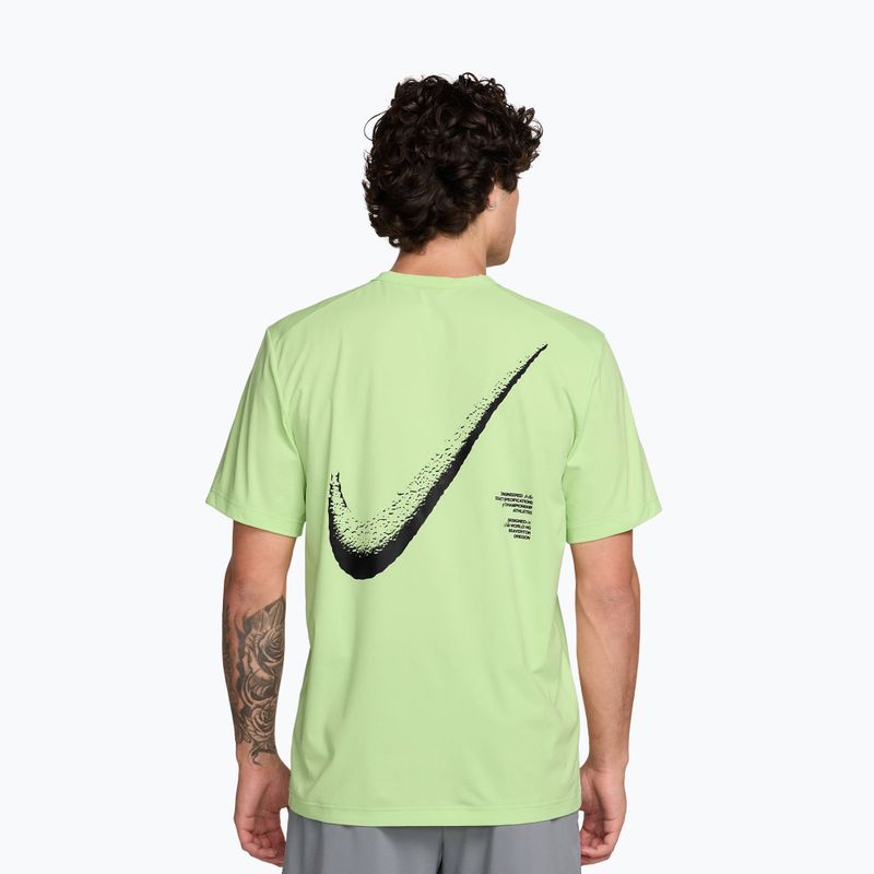Vyriški marškinėliai Nike Hyverse Dri-Fit GFX light liquid lime/black 2