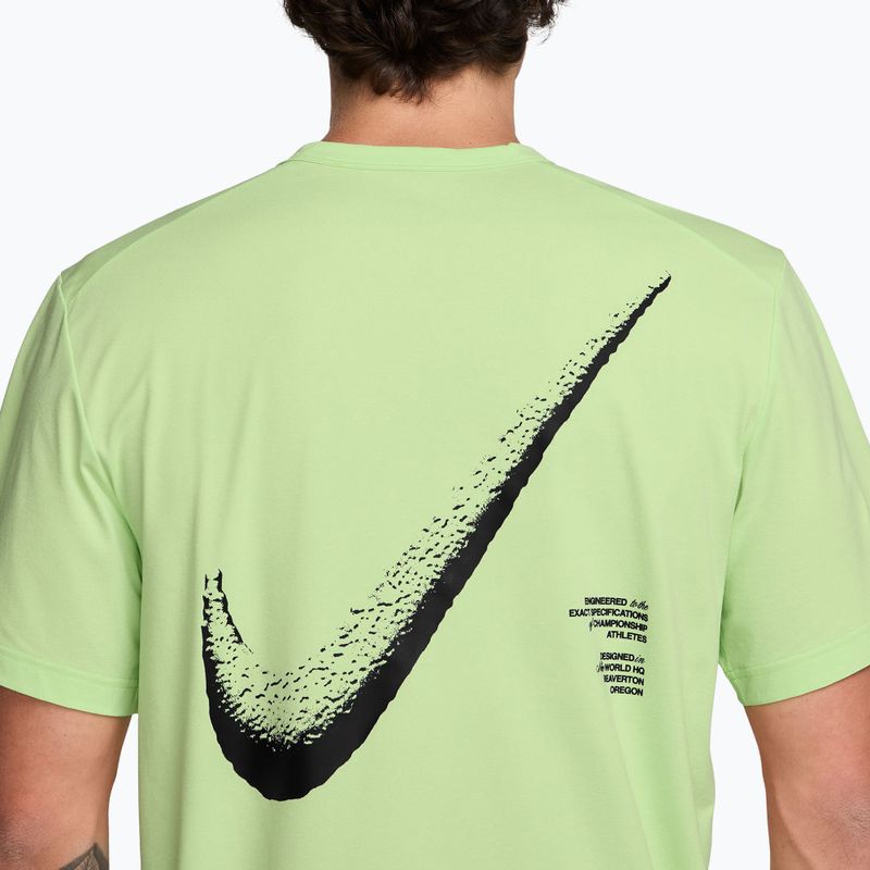 Vyriški marškinėliai Nike Hyverse Dri-Fit GFX light liquid lime/black 3