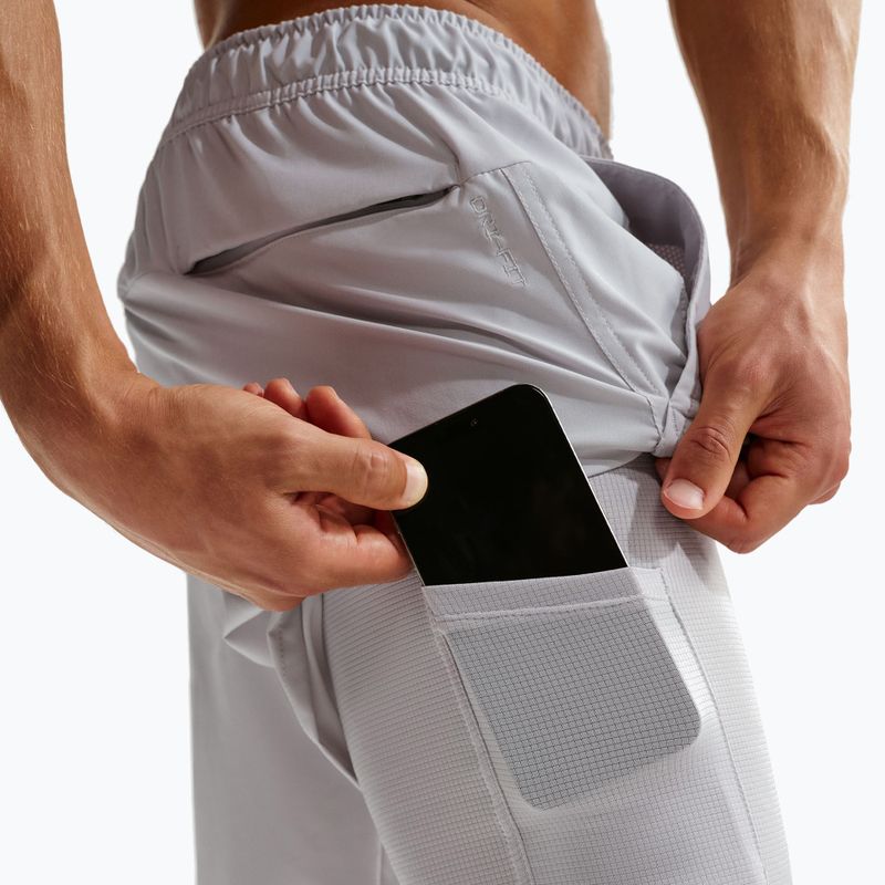 Vyriški šortai Nike Unlimited 2in1 Dri-Fit 7" grey fog/grey fog/black/grey fog 7