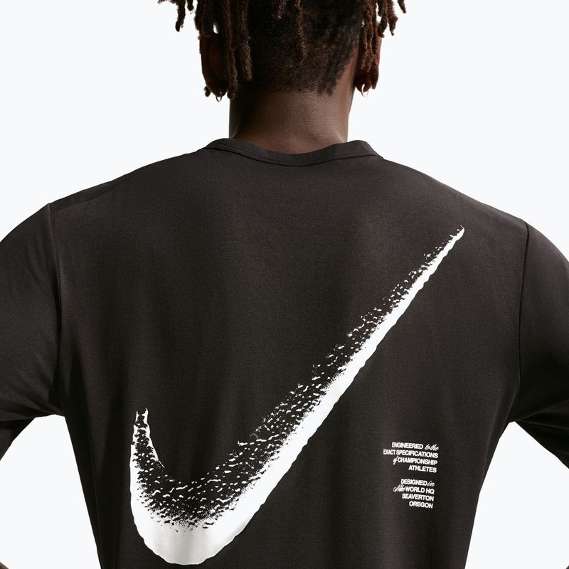 Vyriški marškinėliai Nike Hyverse Dri-Fit GFX black/white 4