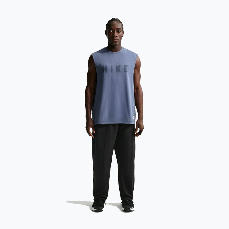 Vyriški treniruočių marškinėliai Nike Athletic Club Dri-Fit diffused blue/diffused blue 2
