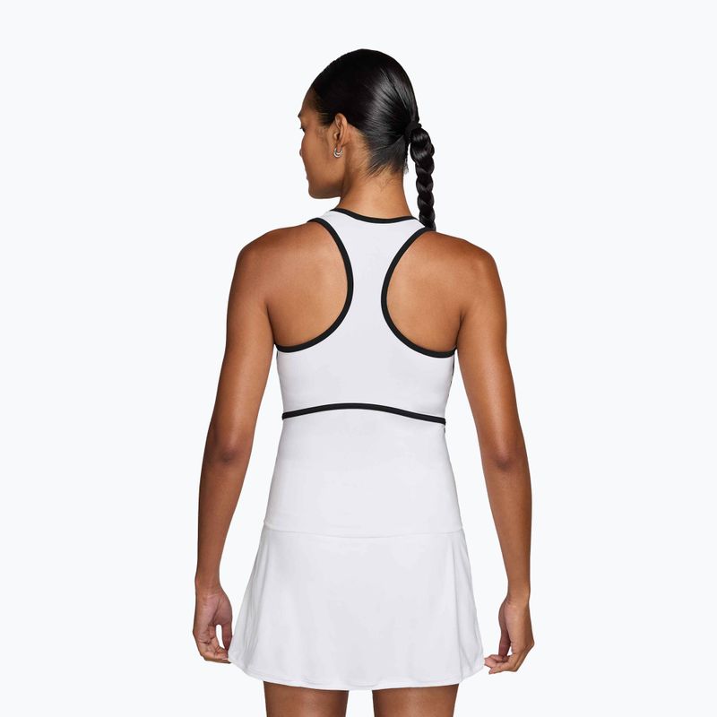 Moteriški teniso marškinėliai Nike Advantage Dri-Fit Tank white/black 2