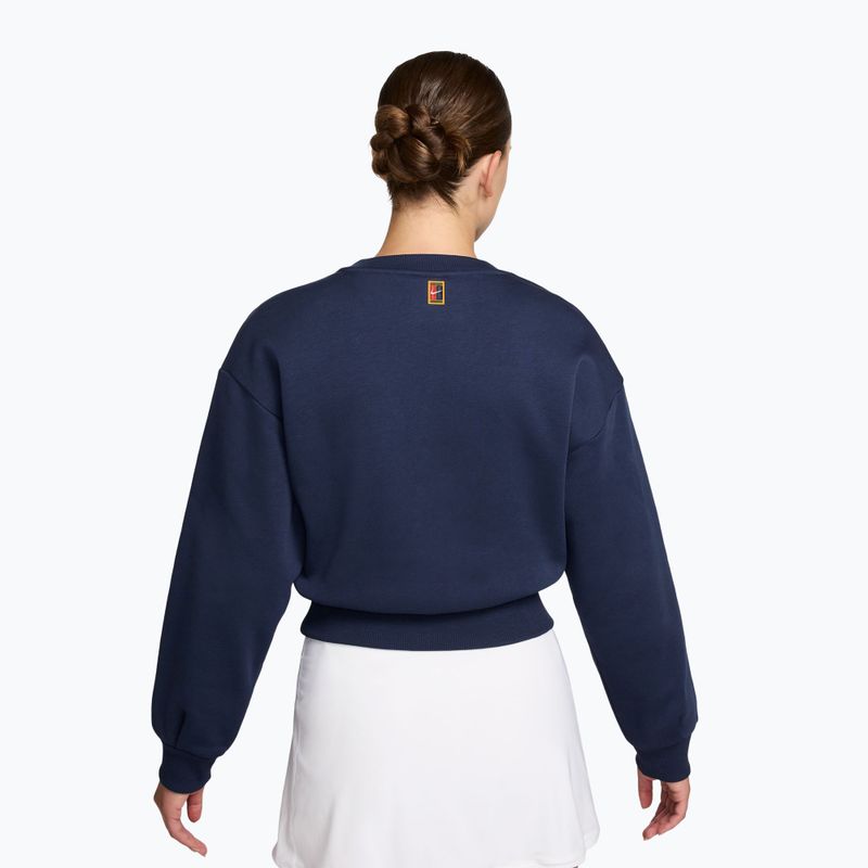 Moteriškas džemperis Nike Court Collection French Terry Crew Neck midnight navy/sail 2