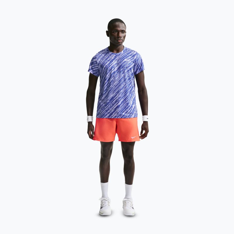 Vyriški teniso šortai Nike Court Dri-Fit Victory 7" turf orange/white 3