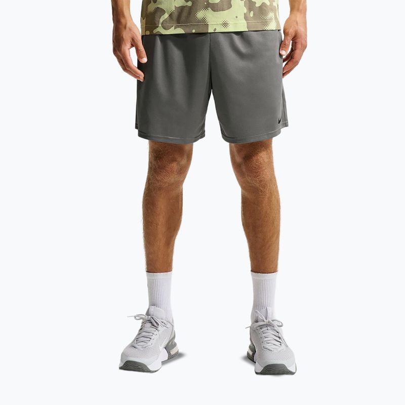 Vyriški treniruočių šortai Nike Flex smoke grey/black