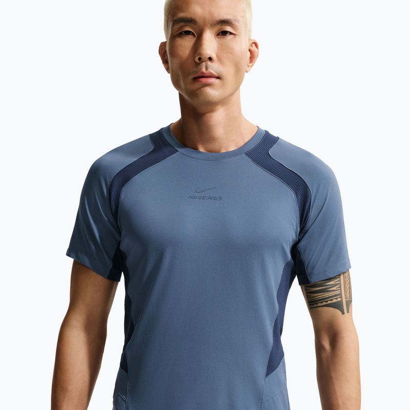 Vyriški treniruočių marškinėliai Nike Pro Training Dri-Fit diffused blue/diffused blue 4