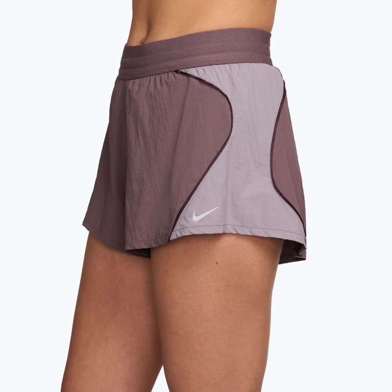Moteriški šortai Nike Swift UV Repel High-Waisted tattoo/light violet ore 3