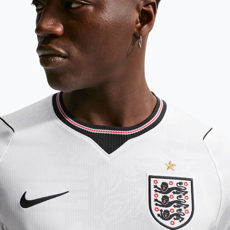 Vyriški futbolo marškinėliai Nike England 2026 Stadium Home white/speed red/obsidian/obsidian 5