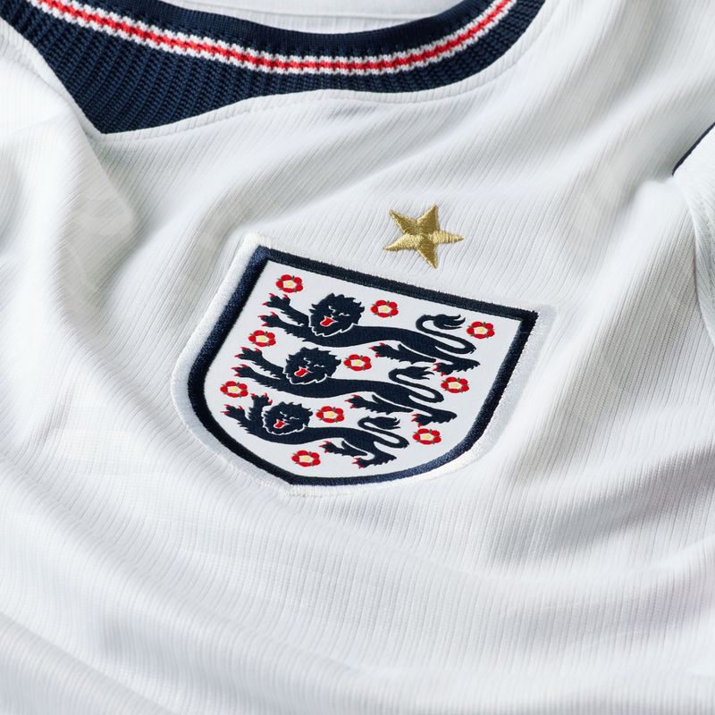 Vyriški futbolo marškinėliai Nike England 2026 Stadium Home white/speed red/obsidian/obsidian 9