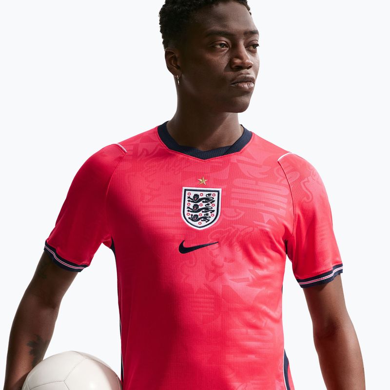 Vyriški futbolo marškinėliai Nike England 2026 Stadium Away speed red/obsidian/white/obsidian 4