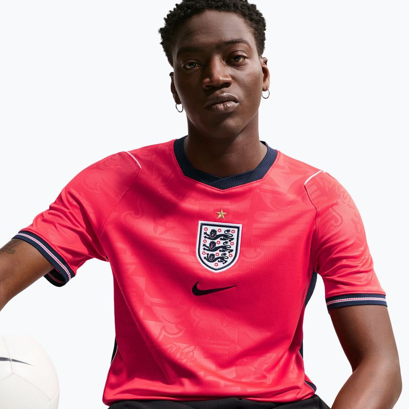 Vyriški futbolo marškinėliai Nike England 2026 Stadium Away speed red/obsidian/white/obsidian 5