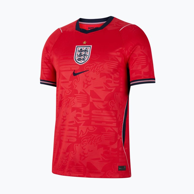 Vyriški futbolo marškinėliai Nike England 2026 Stadium Away speed red/obsidian/white/obsidian 7