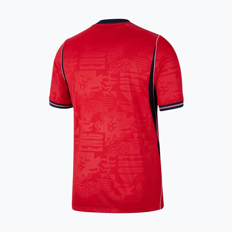 Vyriški futbolo marškinėliai Nike England 2026 Stadium Away speed red/obsidian/white/obsidian 8