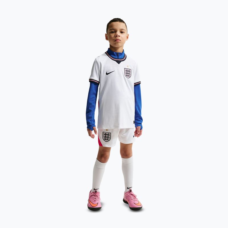 Vaikiški futbolo marškinėliai Nike England 2026 Stadium Home white/speed red/obsidian/obsidian 6