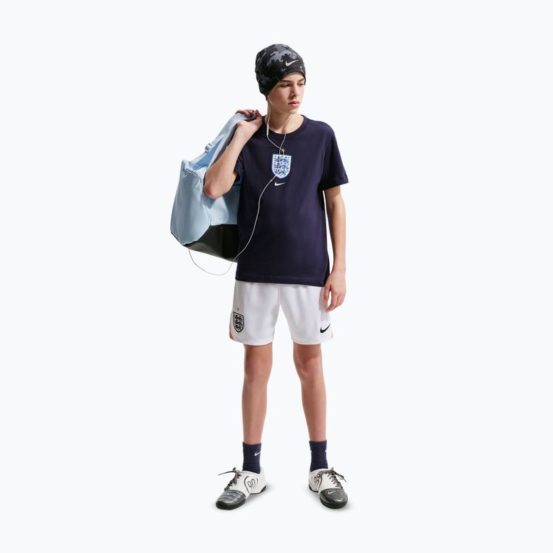 Vaikiški futbolo šortai Nike England 2026 Stadium Home white/speed red/obsidian/obsidian 2