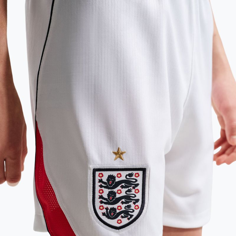 Vaikiški futbolo šortai Nike England 2026 Stadium Home white/speed red/obsidian/obsidian 4