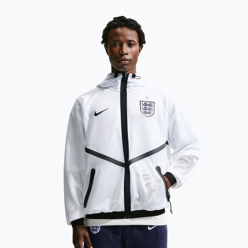 Vyriška futbolo striukė Nike England Dri-Fit Soccer Anthem white/black/obsidian