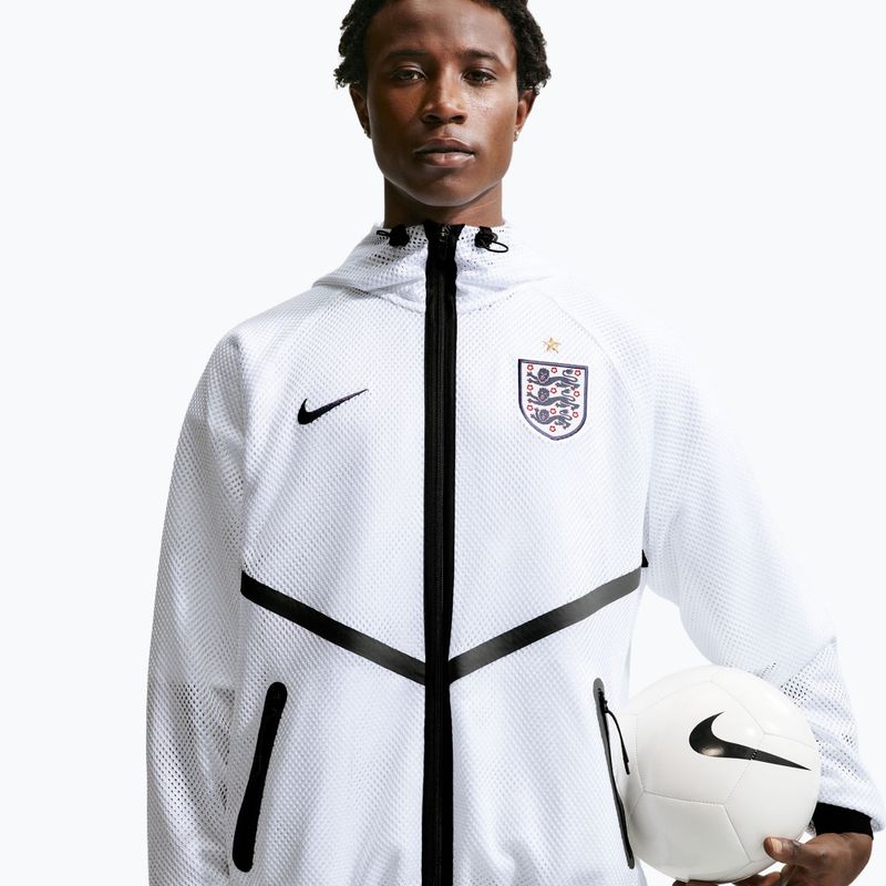 Vyriška futbolo striukė Nike England Dri-Fit Soccer Anthem white/black/obsidian 4