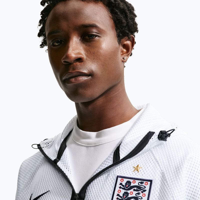 Vyriška futbolo striukė Nike England Dri-Fit Soccer Anthem white/black/obsidian 5