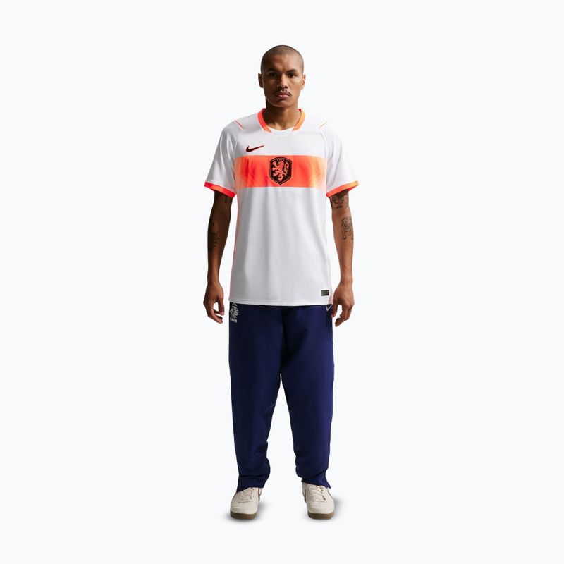 Vyriški futbolo marškinėliai Nike Netherlands 2026 Stadium Away white/hyper crimson/black 2