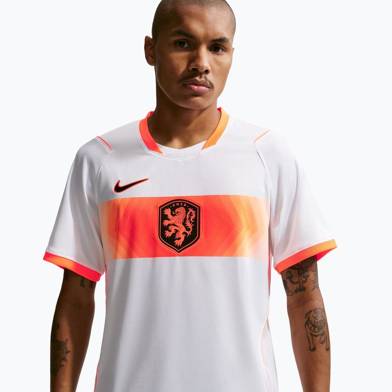 Vyriški futbolo marškinėliai Nike Netherlands 2026 Stadium Away white/hyper crimson/black 4
