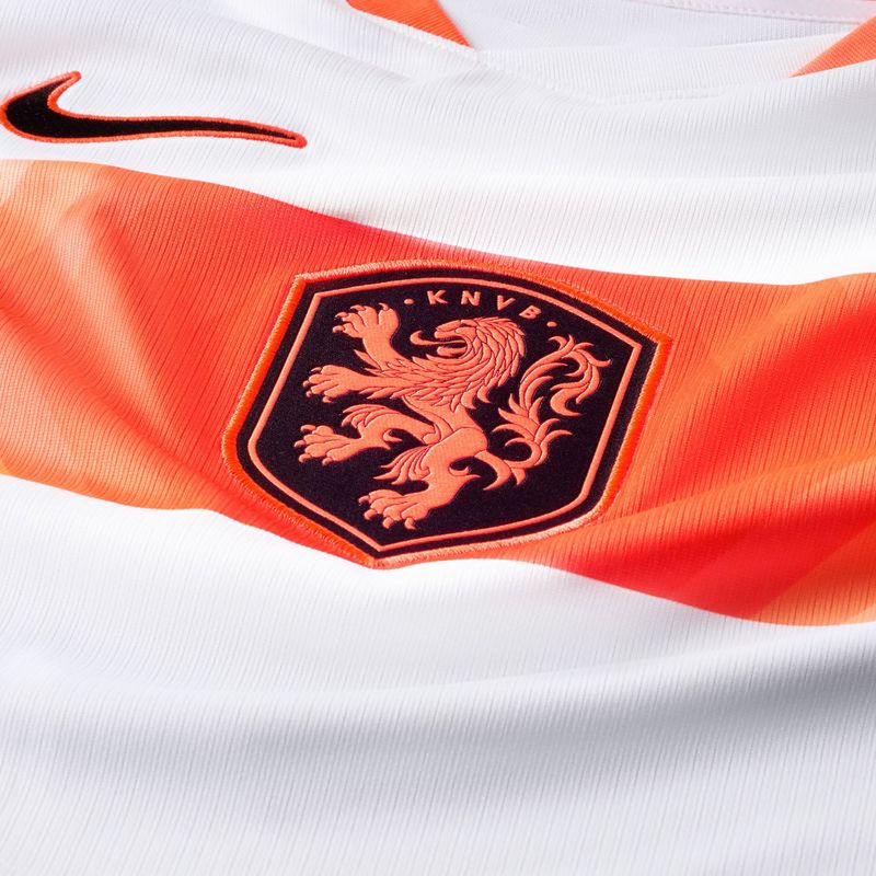 Vyriški futbolo marškinėliai Nike Netherlands 2026 Stadium Away white/hyper crimson/black 9