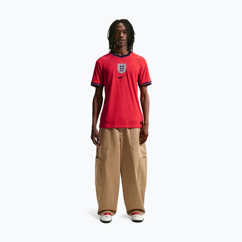 Vyriški futbolo marškinėliai Nike England 2026 Match Away speed red/obsidian/white/obsidian 2