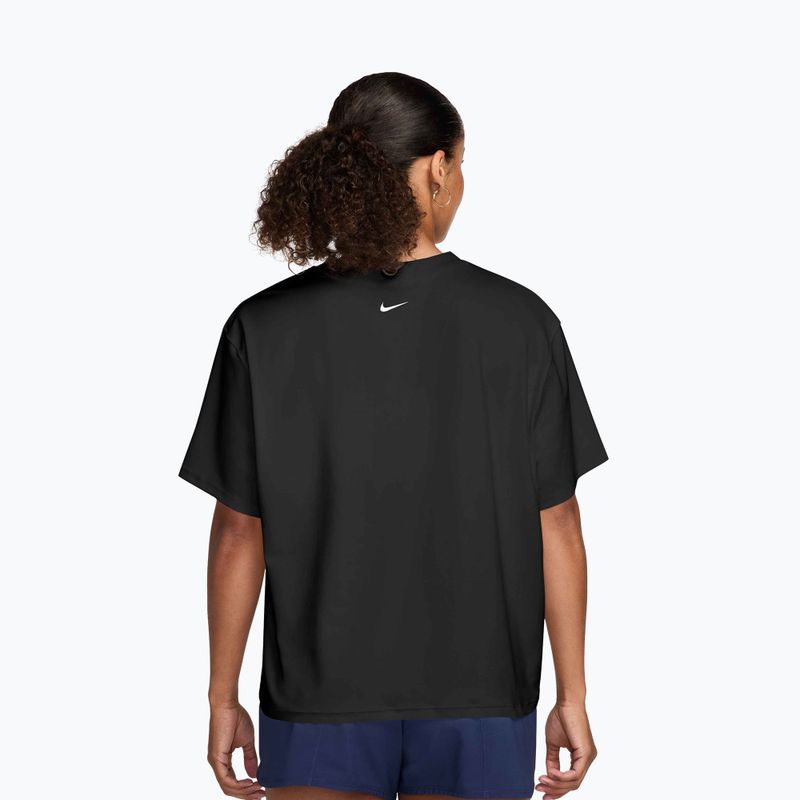 Moteriški treniruočių marškinėliai Nike Pro Dri-Fit Loose black/white 2