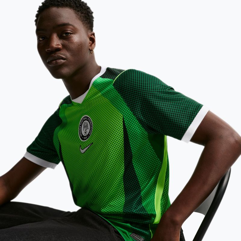 Vyriški futbolo marškinėliai Nike Nigeria 2026 Stadium Home pine green/electric green/white 5