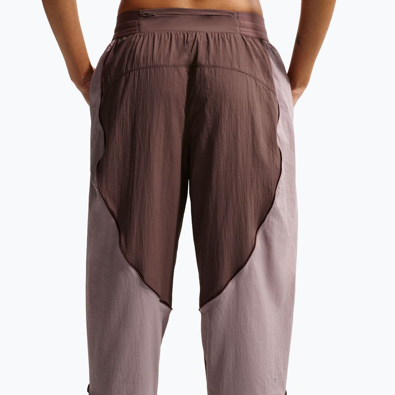 Moteriškos bėgimo kelnės Nike Swift UV Repel Mid-Rise Tattoo/Light Violet Ore 5